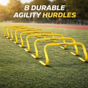 Portable 30 cm Football Training Hurdles Soccer Speed & Agility Running Training Set